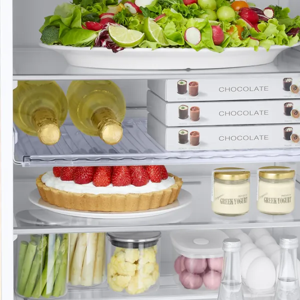 Frigider Samsung RB38T676FEL/UA cu congelator jos 385 l / 203 cm / Beige photo 9