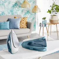 Fier de călcat Tefal SV6131E0 Cu generator de aburi / 2200 W / Blue photo 8
