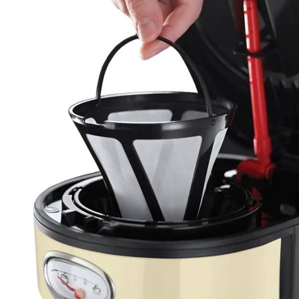 Кофеварка Russell Hobbs 21702-56 Капельная/ 1.25 л/ Кремовый photo 3