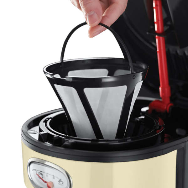 Кофеварка Russell Hobbs 21702-56 Капельная/ 1.25 л/ Кремовый photo 3