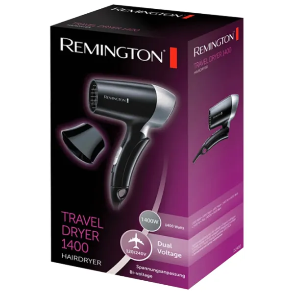 Uscător de păr Remington D2400 1400 W / Black photo 5