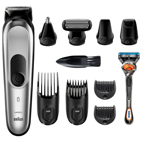 Trimmer facial Braun MGK7220 Silver photo 2