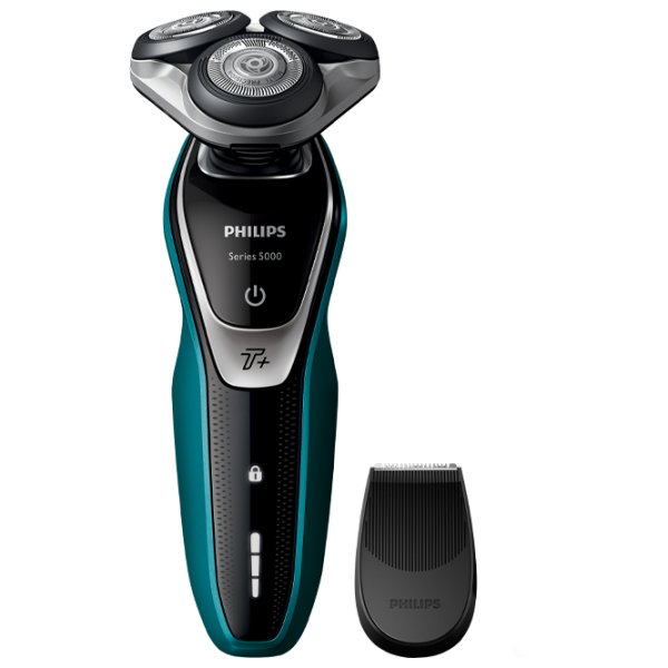Aparat de ras electric Philips S5550/06 Black Blue  photo 2