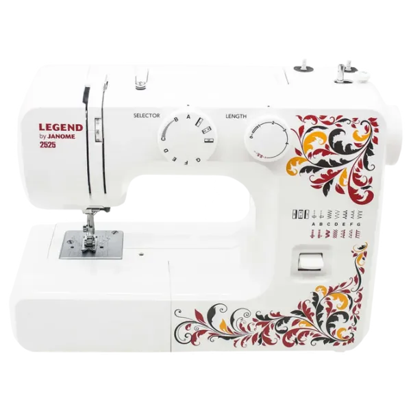 Mașină de cusut Janome Legend 2525 Electromecanică/ White photo 2