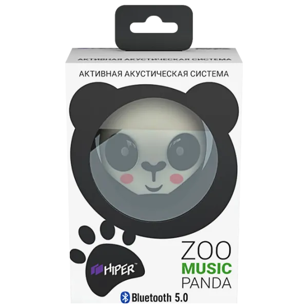 Boxă portabilă Hiper Zoo Music Panda 3 W/ White/ Black photo 3
