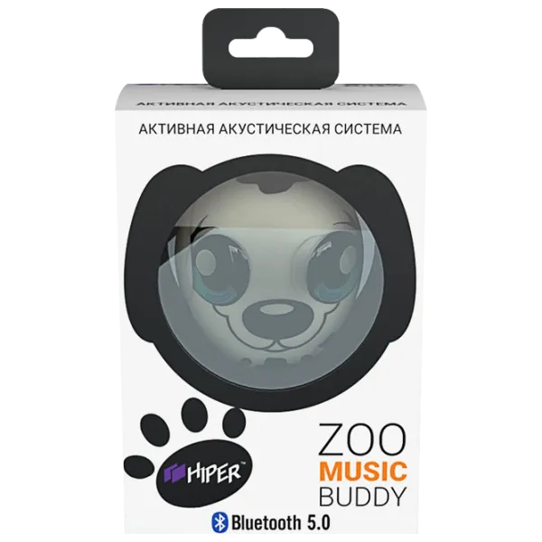 Boxă portabilă Hiper Zoo Music Buddy 3 W/ White/ Black photo 3