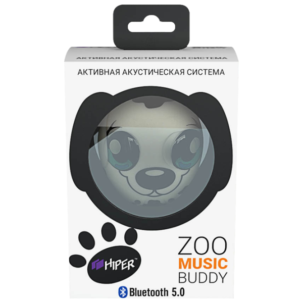 Boxă portabilă Hiper Zoo Music Buddy 3 W/ White/ Black photo 3
