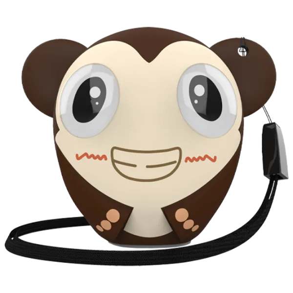 Boxă portabilă Hiper Zoo Music Monkey 3 W/ White/ Black photo 2