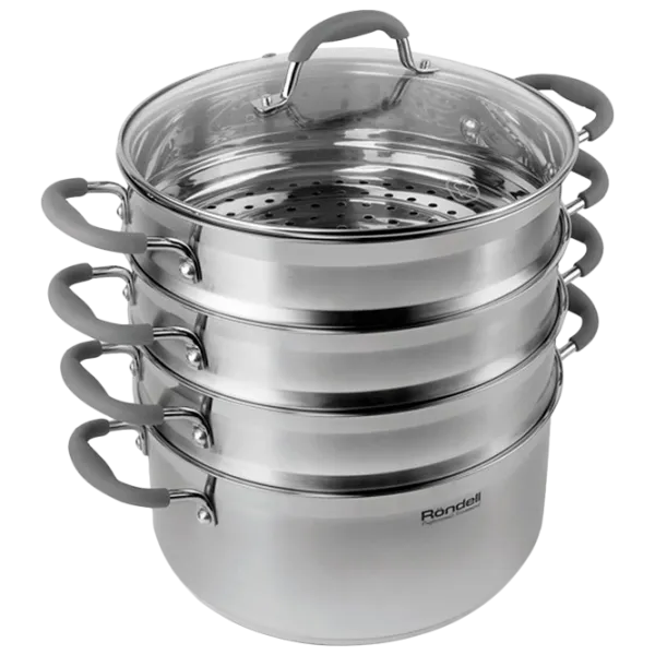 Aparat de gătit cu aburi Rondell RDS-1103 Silver photo 2