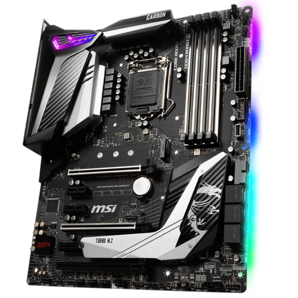Placă de bază MSI MPG Z390 GAMING PRO CARBON AC ATX/ Intel Z390 photo 2