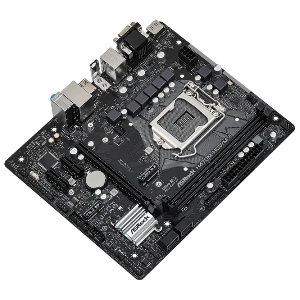 Материнская плата ASRock H470M-HDV/ M.2 mATX/ Intel H470 photo 2