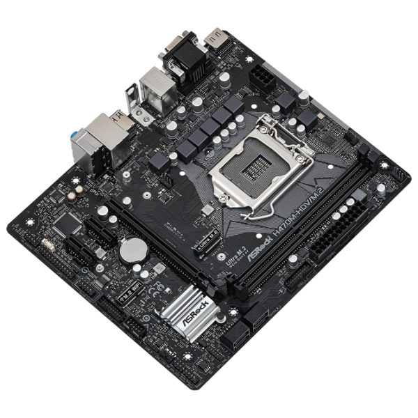 Материнская плата ASRock H470M-HDV/ M.2 mATX/ Intel H470 photo 2
