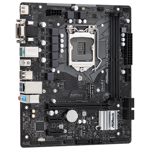 Материнская плата ASRock H470M-HDV/ M.2 mATX/ Intel H470 photo 3