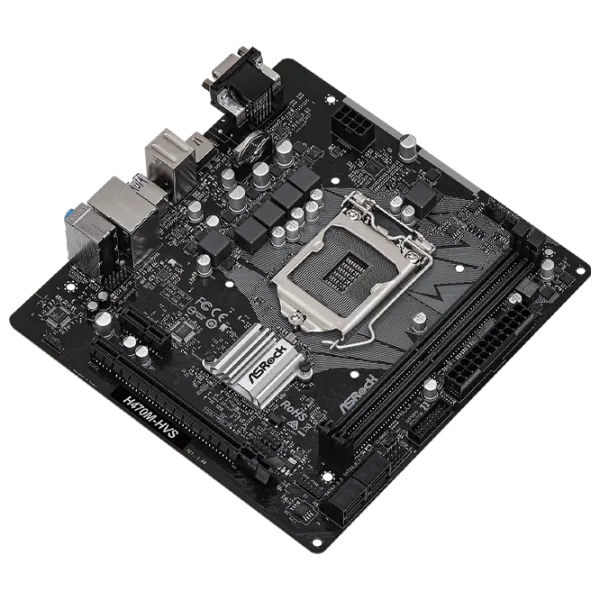Материнская плата ASRock H470M-HVS mATX/ Intel H470 photo 2