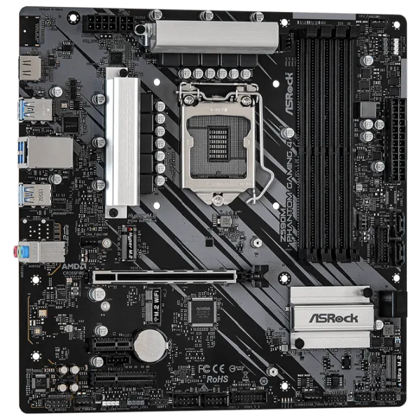 Материнская плата ASRock Z590M PHANTOM GAMING 4 mATX/ Intel Z590 photo 3