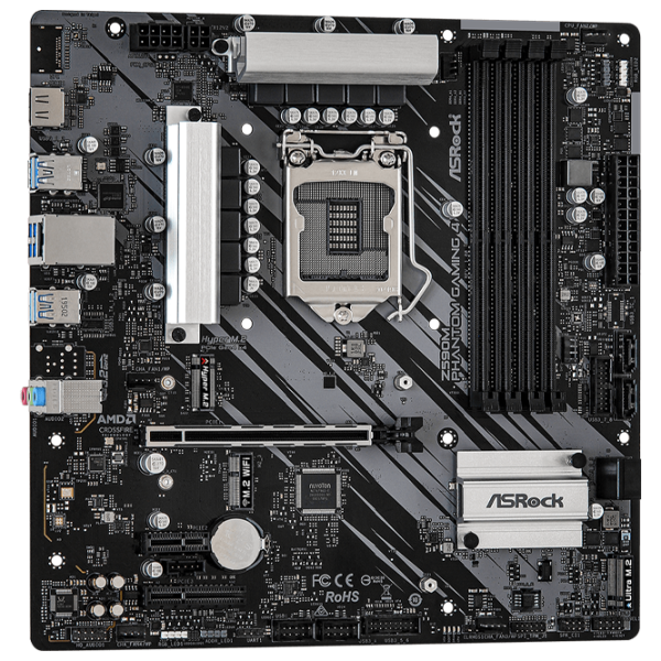Материнская плата ASRock Z590M PHANTOM GAMING 4 mATX/ Intel Z590 photo 3