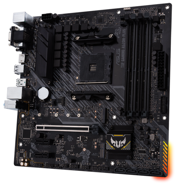 Placă de bază Asus TUF GAMING A520M-PLUS mATX/ AMD A520M photo 3