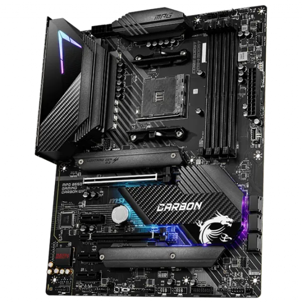 Материнская плата MSI MPG B550 GAMING CARBON WIFI ATX/ AMD B550 photo 2 Материнская плата MSI MPG B550 GAMING CARBON WIFI ATX/ AMD B550 photo 2