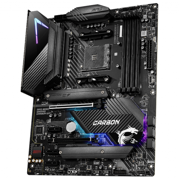 Материнская плата MSI MPG B550 GAMING CARBON WIFI ATX/ AMD B550 photo 2 Материнская плата MSI MPG B550 GAMING CARBON WIFI ATX/ AMD B550 photo 2