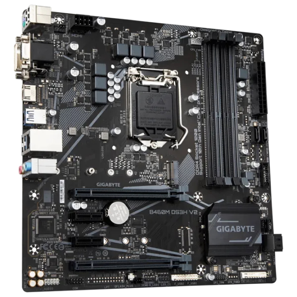Материнская плата Gigabyte B460M DS3H V2 1.0 mATX/ intel B460M photo 3