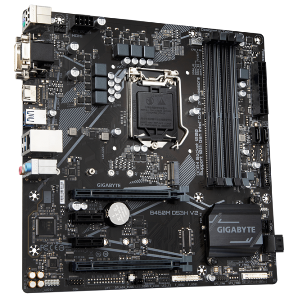 Материнская плата Gigabyte B460M DS3H V2 1.0 mATX/ intel B460M photo 3