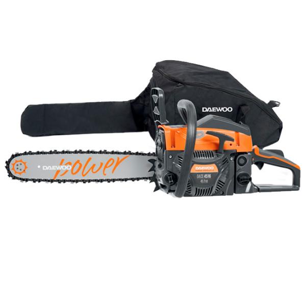 Fierăstrău cu lanţ Daewoo DACS 4516 pe benzină/ Orange photo 2