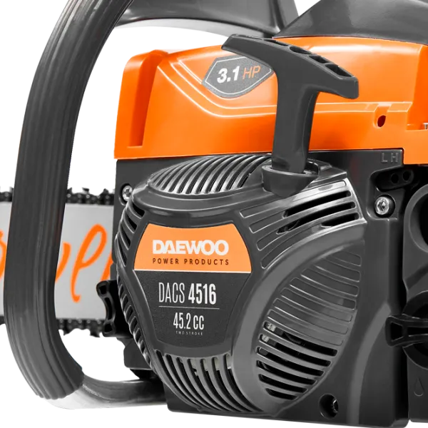 Fierăstrău cu lanţ Daewoo DACS 4516 pe benzină/ Orange photo 5