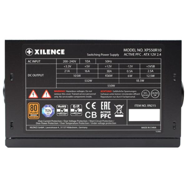 Блок питания Xilence XP550R10 85%/ 550 Вт photo 4