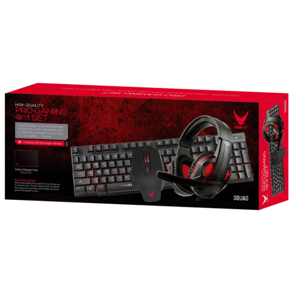 Клавиатура Omega VG4IN1SET0 VARR GAMING Черный photo 5
