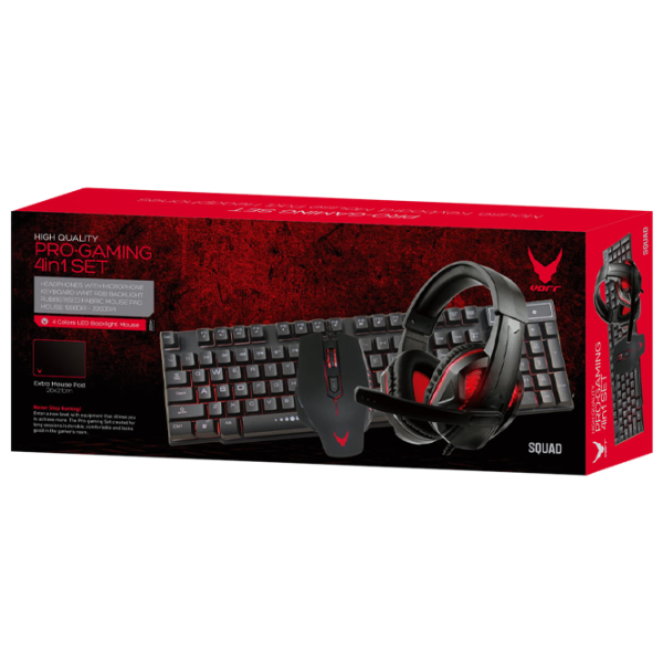 Клавиатура Omega VG4IN1SET0 VARR GAMING Черный photo 5