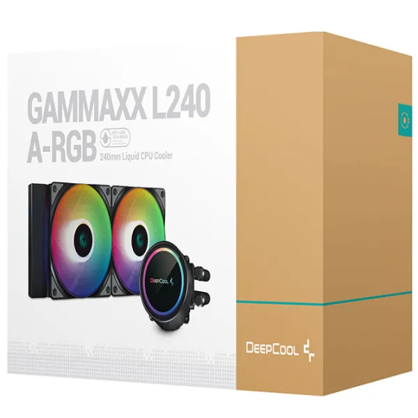 Жидкостное охлаждение Deepcool GAMMAXX L240 ARGB Гидродинамический/ 2400 об/ мин photo 9
