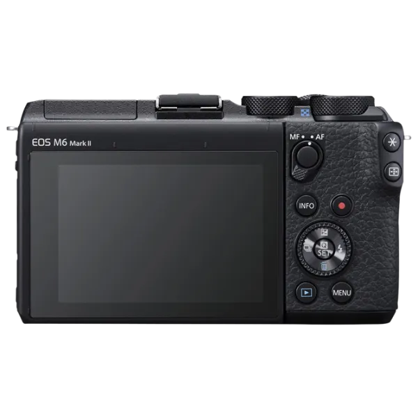 Фотоаппарат Canon EOS M6 II 15-45 IS STM KIT Kit CMOS/ Черный photo 2 Фотоаппарат Canon EOS M6 II 15-45 IS STM KIT Kit CMOS/ Черный photo 2