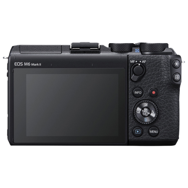 Фотоаппарат Canon EOS M6 II 15-45 IS STM KIT Kit CMOS/ Черный photo 2 Фотоаппарат Canon EOS M6 II 15-45 IS STM KIT Kit CMOS/ Черный photo 2