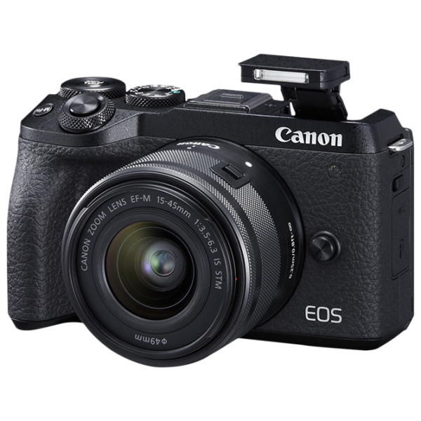 Фотоаппарат Canon EOS M6 II 15-45 IS STM KIT Kit CMOS/ Черный photo 3 Фотоаппарат Canon EOS M6 II 15-45 IS STM KIT Kit CMOS/ Черный photo 3
