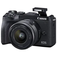 Cameră foto Canon EOS M6 II 15-45 IS STM KIT Kit CMOS/ Black photo 3