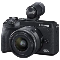 Cameră foto Canon EOS M6 II 15-45 IS STM KIT Kit CMOS/ Black photo 4