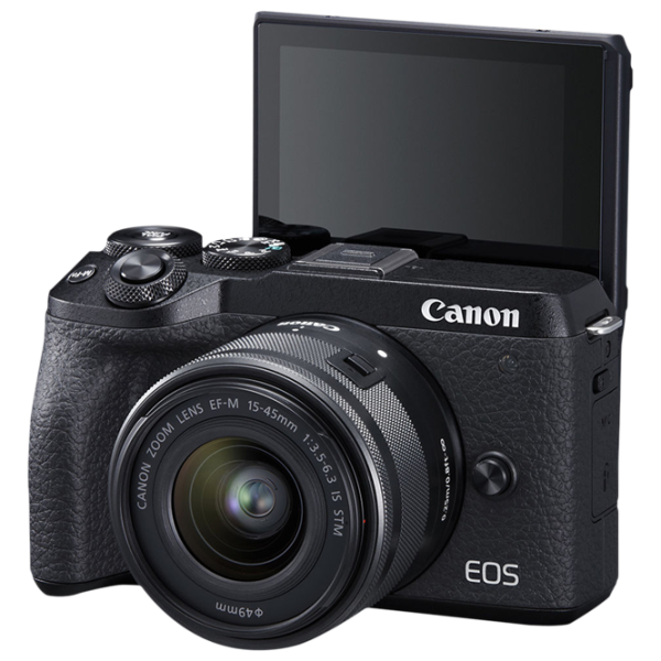 Фотоаппарат Canon EOS M6 II 15-45 IS STM KIT Kit CMOS/ Черный photo 6 Фотоаппарат Canon EOS M6 II 15-45 IS STM KIT Kit CMOS/ Черный photo 6