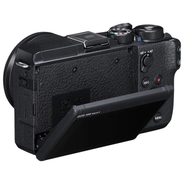 Фотоаппарат Canon EOS M6 II 15-45 IS STM KIT Kit CMOS/ Черный photo 7 Фотоаппарат Canon EOS M6 II 15-45 IS STM KIT Kit CMOS/ Черный photo 7