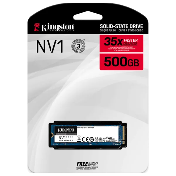SSD Kingston NV1 500 ГБ M.2 photo 3 SSD Kingston NV1 500 ГБ M.2 photo 3