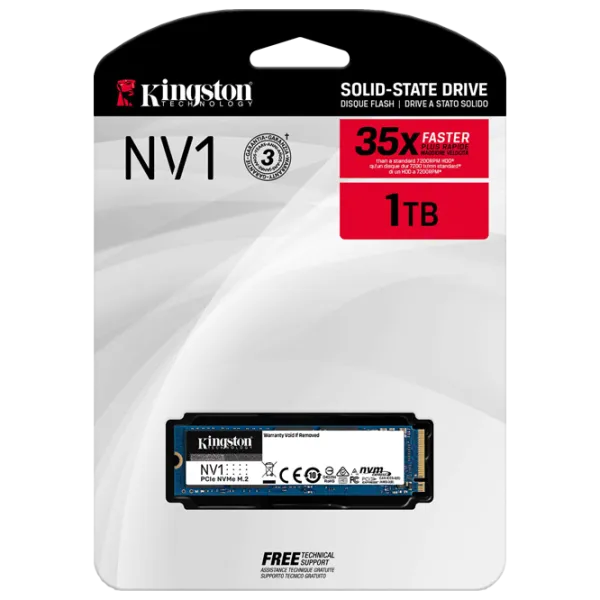 SSD Kingston NV1 1 ТБ M.2 photo 3 SSD Kingston NV1 1 ТБ M.2 photo 3