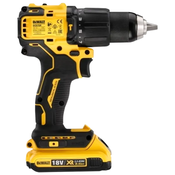 Mașină de găurit și înșurubat Dewalt DCD709L2T  / 450 rot/min photo 2