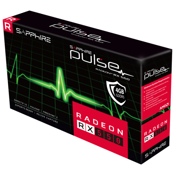 Placă video Sapphire PULSE RX 550 PCI Express 3.0 / 4 GB photo 4