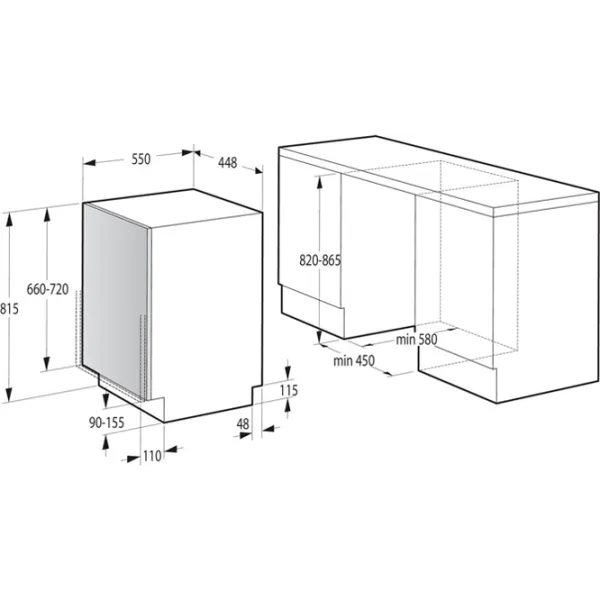 Посудомоечная машина Gorenje GV 572D10 Узкая/ Белый photo 3 Посудомоечная машина Gorenje GV 572D10 Узкая/ Белый photo 3