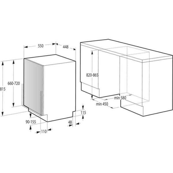 Посудомоечная машина Gorenje GV 572D10 Узкая/ Белый photo 3 Посудомоечная машина Gorenje GV 572D10 Узкая/ Белый photo 3