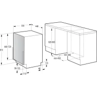 Mașină de spălat vase Gorenje GV 572D10 Îngustă/ White photo 3