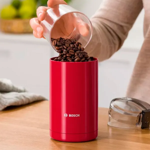 Râșniță de cafea Bosch TSM6A014R Cuțit rotativ/ 75 g/ Red photo 5