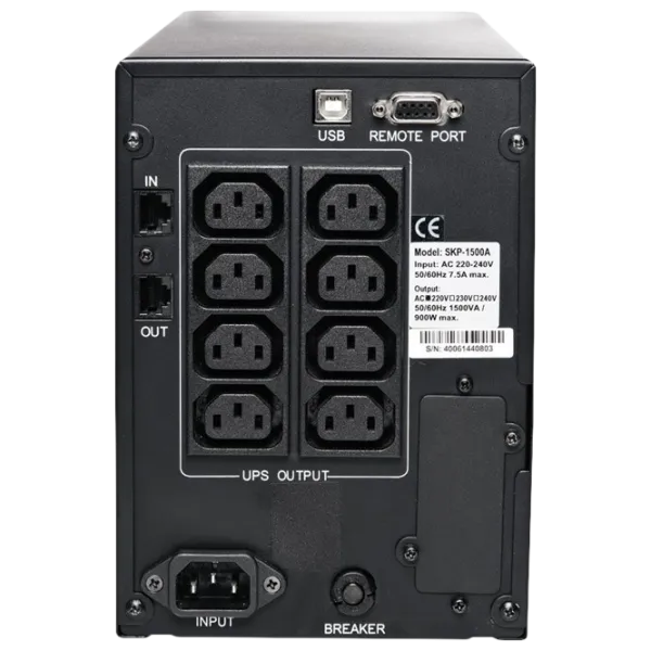 UPS PowerCom SPT-1000 Black photo 2