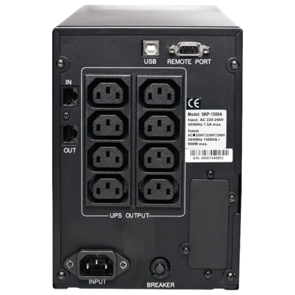UPS PowerCom SPT-1000 Black photo 2
