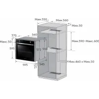 Cuptor încorporabil Samsung NV68R5540CB/ WT 1600 W/ Black photo 5