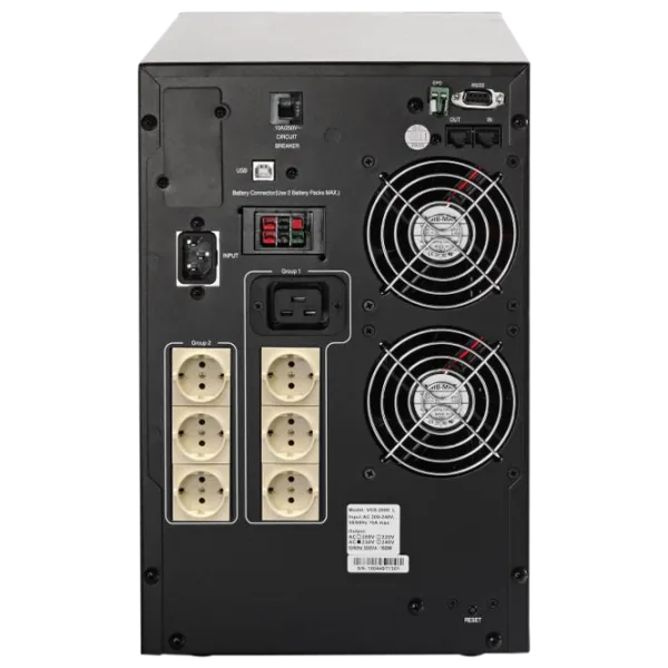 ИБП PowerCom VGS-3000 Черный photo 3